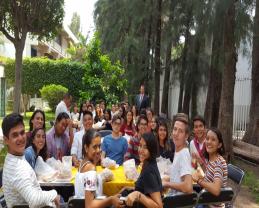 Convivio ofrecido a los beneficiados de la Beca al talento en la Educación Media Superior